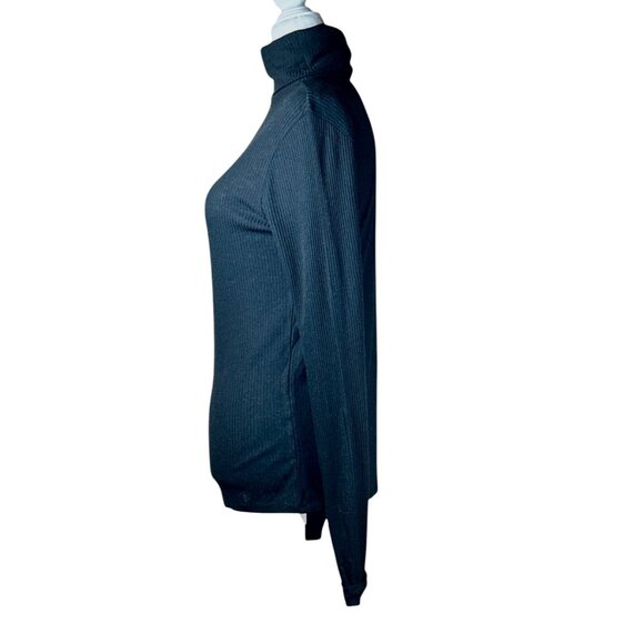 Loulou Studio Gallinara Top in Black X-Small New Womens Long Sleeve Turtleneck - Picture 7 of 15